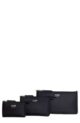 JuJuBe Set of 3 Pouches in Black
