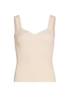 Jules Rib-Knit Sleeveless Top