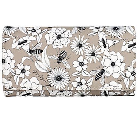 Julia Buxton Bees & Flowers Bianca Trifold Wall et
