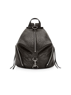 Julian Leather Backpack - Black - Black