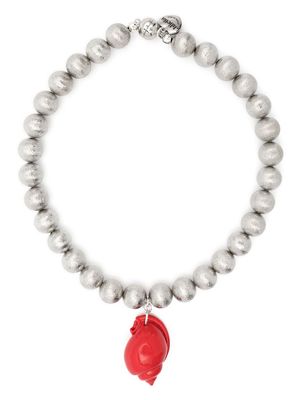 JULIETTA Aruba beaded shell-pendant necklace - Silver
