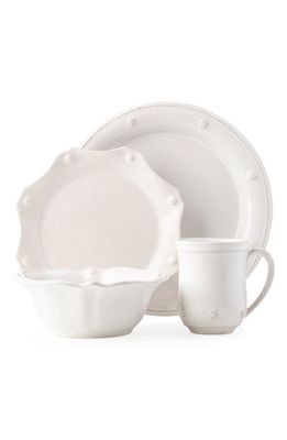 Juliska Berry & Thread 4-Piece Place Setting in Whitewash