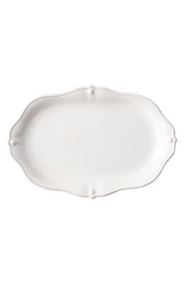 Juliska Berry & Thread Scalloped Platter in Whitewash