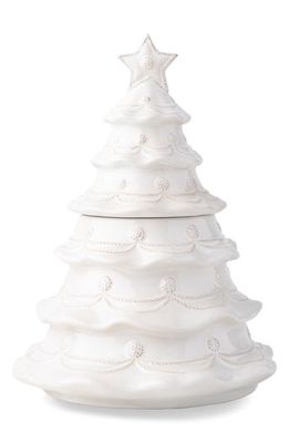 Juliska Berry & Thread Whitewash Christmas Tree Cookie Jar