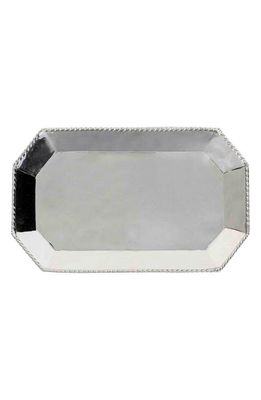 Juliska Graham Stainless Steel Octagonal Tray in Silver