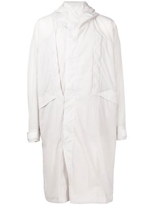 Julius Dusk Mod hooded raincoat - White