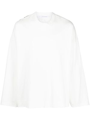 Julius graphic-print long-sleeve top - White