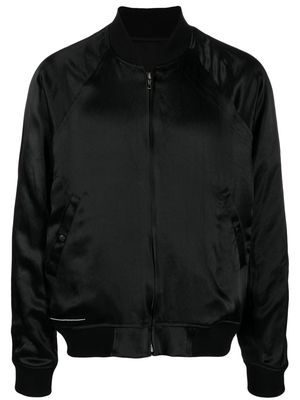 Julius graphic print zip jacket - Black