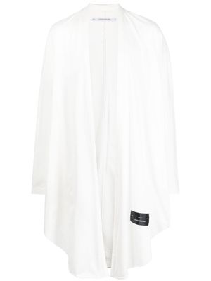 Julius jersey robe cardigan - White