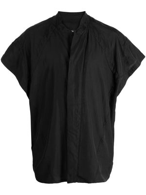 Julius Kyte stand-up collar shirt - Black