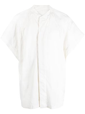 Julius Kyte stand-up collar shirt - White