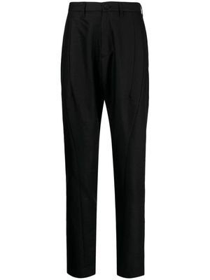 Julius straight-leg glittery tailored trousers - Black
