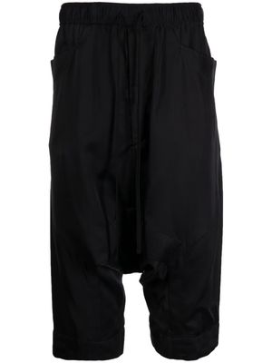 Julius track cropped trousers - Black