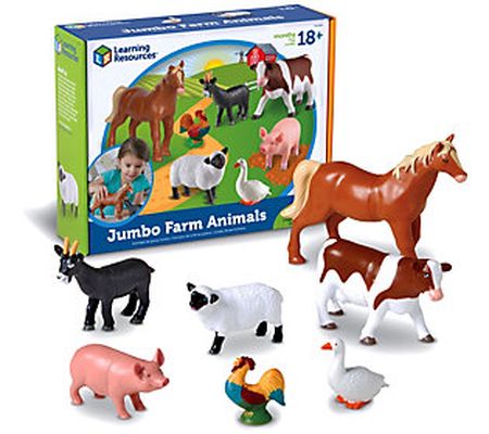Jumbo Farm Animals By Learning Resources