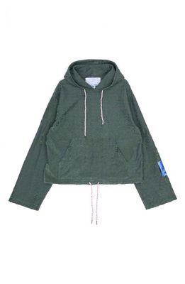 JUNGLES Cotton Terry Hoodie in Terry Toweling