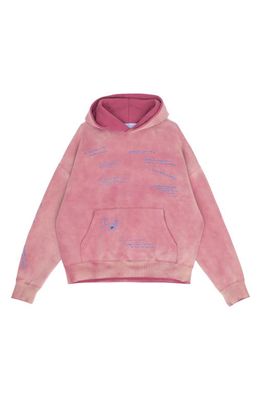 JUNGLES I Tried Embroidered Hoodie in Mauve