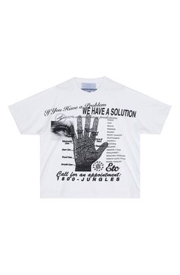 JUNGLES Solutions Cotton Graphic T-Shirt in Tie Dye