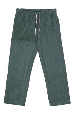 JUNGLES Symbols Cotton Terry Pants in Terry Toweling