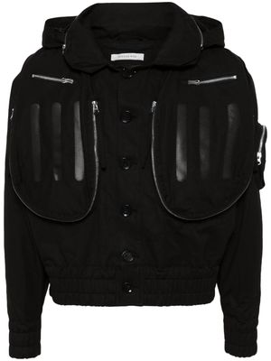 JUNTAE KIM hooded long-sleeve jacket - Black