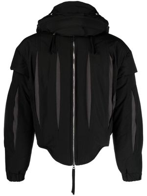 JUNTAE KIM hooded padded jacket - Black