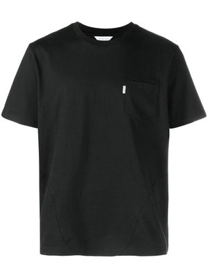 JUNTAE KIM logo-tag cotton T-shirt - Black