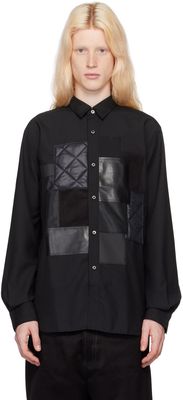 Junya Watanabe Black Patchwork Shirt