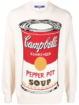 Junya Watanabe Campbell Soup print T-shirt - Neutrals