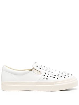 Junya Watanabe Comme des Garçons Pre-Owned x Stepney Workers Club leather sneakers - White