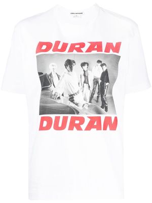 Junya Watanabe Duran Duran cotton T-shirt - White