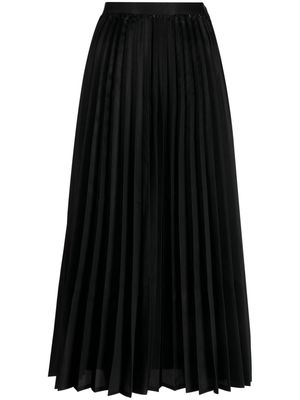 Junya Watanabe high-waist pleated skirt - Black