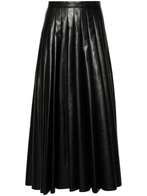 Junya Watanabe high-waisted pleated skirt - Black