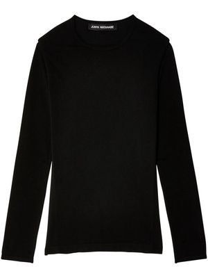 Junya Watanabe long-sleeve T-shirt - Black