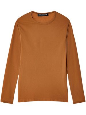 Junya Watanabe long-sleeve T-shirt - Brown