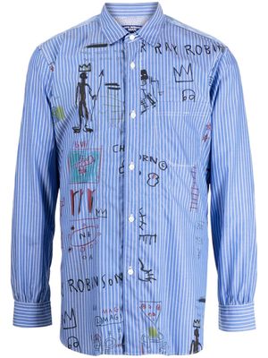 Junya Watanabe MAN Basquiat-inspired print shirt