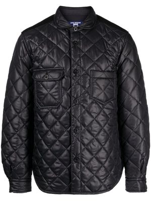 Junya Watanabe MAN button-up quilted jacket - Black