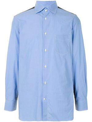 Junya Watanabe MAN colour-block shirt - Blue