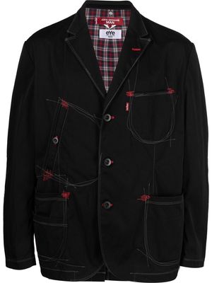 Junya Watanabe MAN contrast-stitching jacket - Black