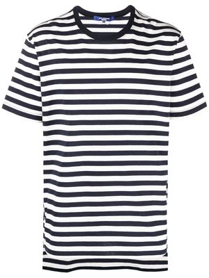 Junya Watanabe MAN crew-neck striped T-shirt - Blue
