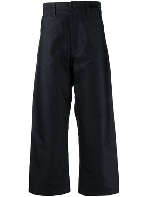 Junya Watanabe MAN high-rise straight-leg trousers - Blue