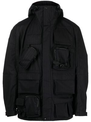 Junya Watanabe MAN hooded multi-pocket jacket - Black