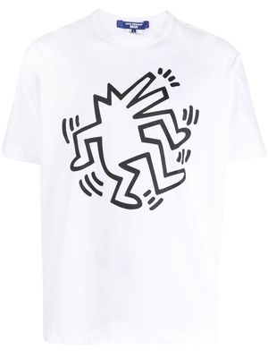Junya Watanabe MAN Keith Haring cotton T-shirt - White