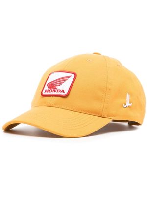 Junya Watanabe MAN logo-patch baseball cap - Yellow