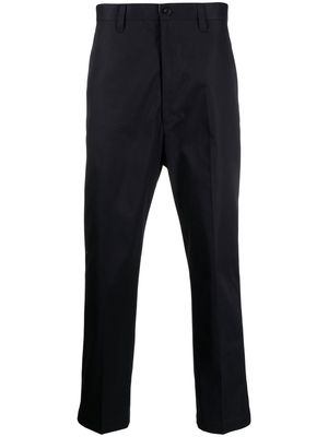 Junya Watanabe MAN straight-leg cotton trousers - Blue
