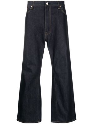 Junya Watanabe MAN x Levi's® flared stripe-pocket jeans - Blue