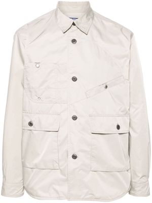 Junya Watanabe multi-pocket button-up shirt jacket - Grey