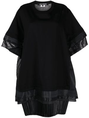 Junya Watanabe panelled-design cotton T-shirt - Black