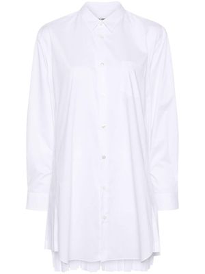 Junya Watanabe plissé poplin shirt - White