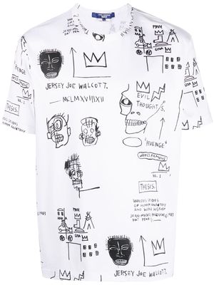 Junya Watanabe round-neck cotton T-shirt - White