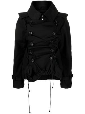 Junya Watanabe ruched padded jacket - Black