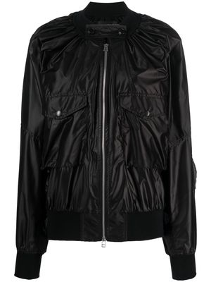 Junya Watanabe two-pocket zipped bomber jacket - Black